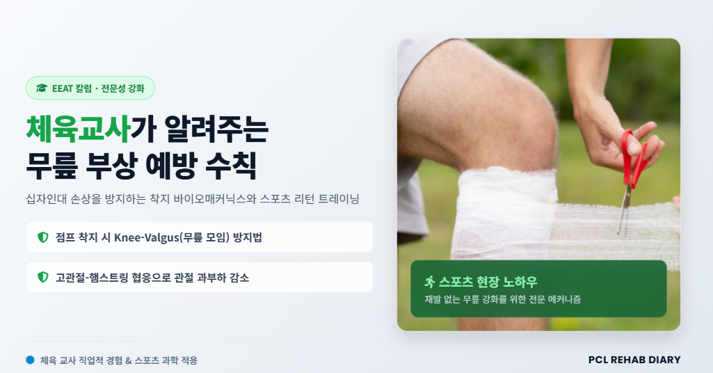 무릎 부상 예방